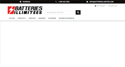 Desktop Screenshot of batteriesillimitees.com